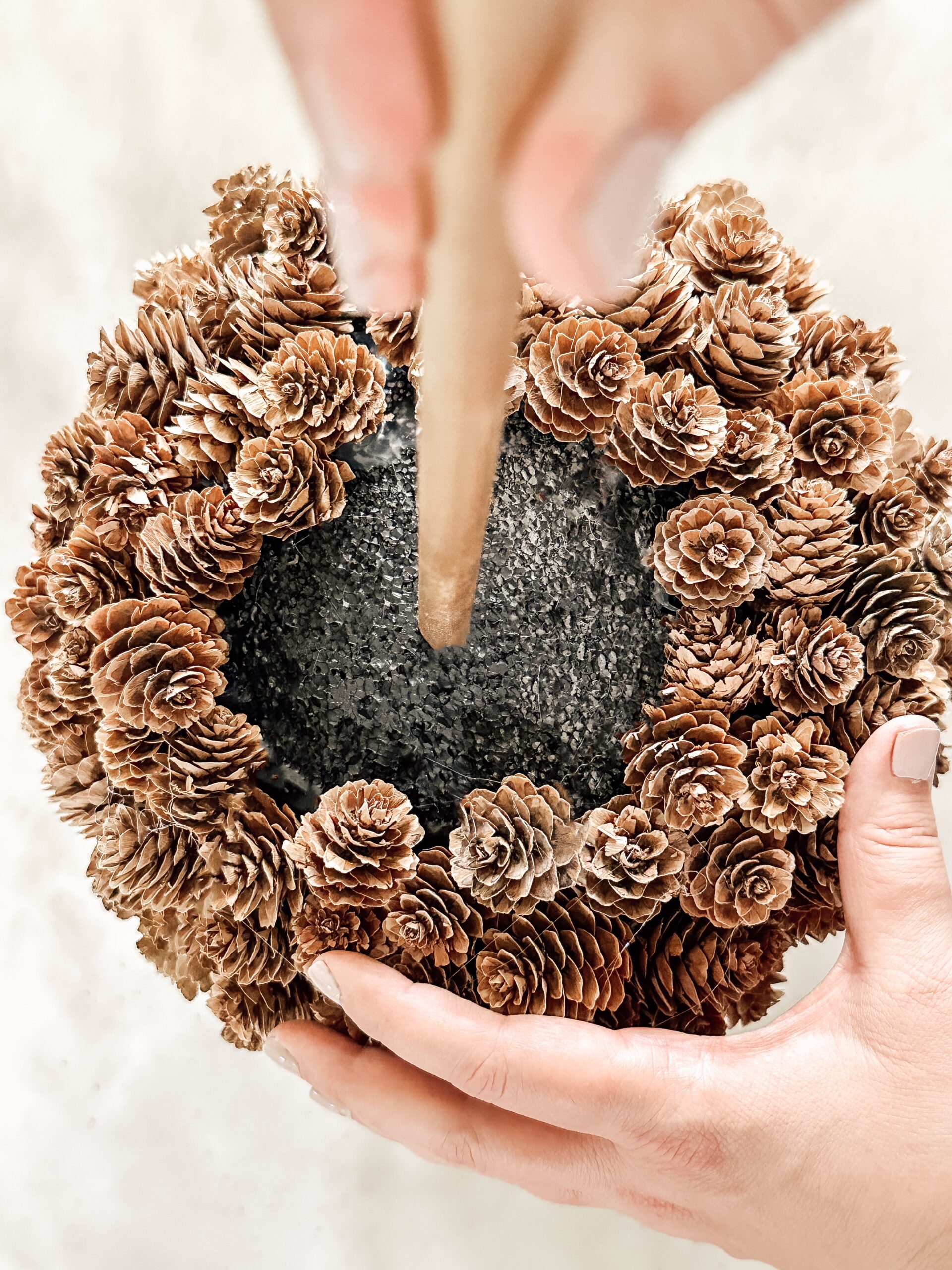 Rustic Topiary DIY Pinecone Topiary: A Rustic Touch for Your Home Decor