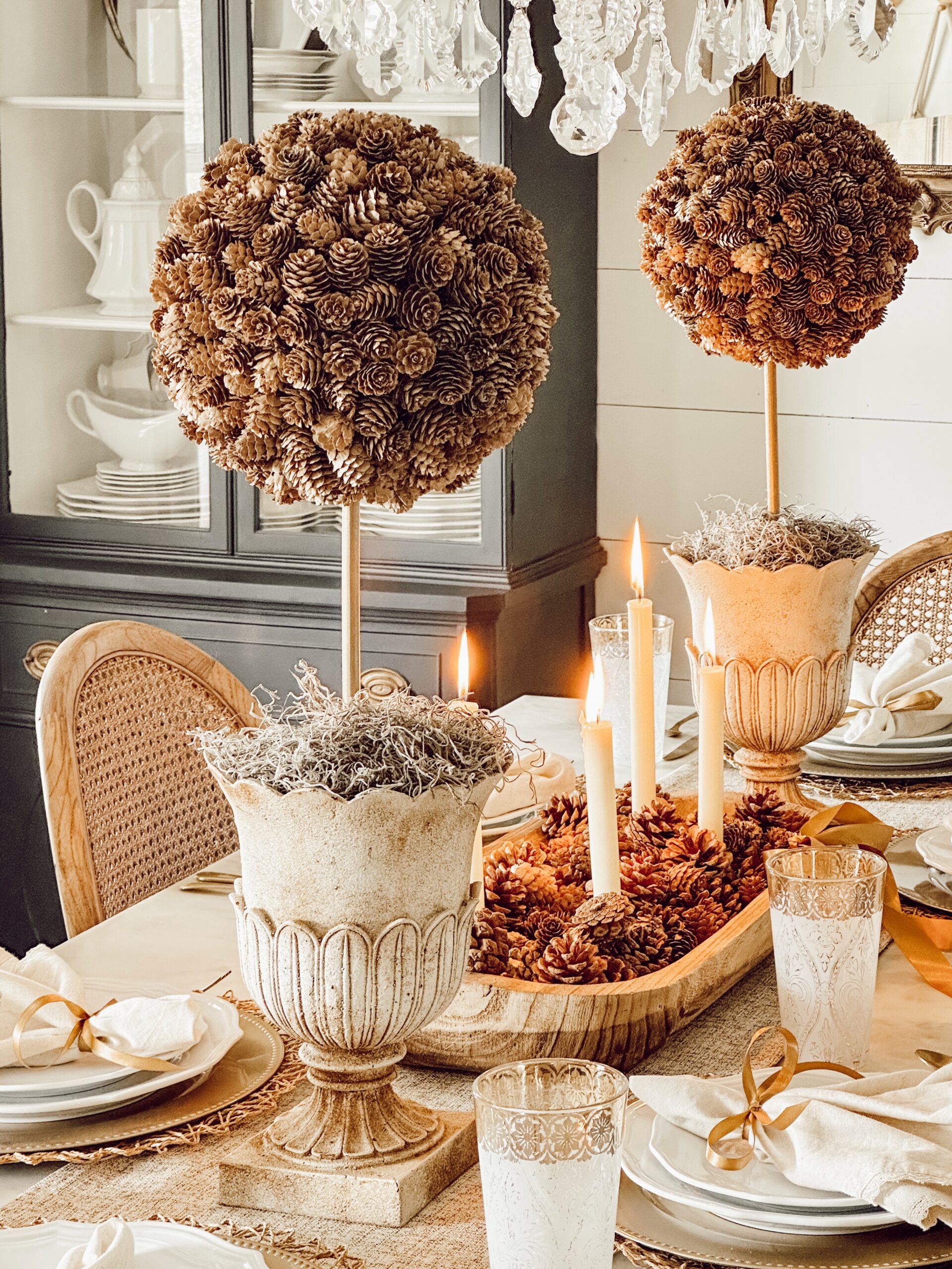 Rustic Topiary DIY Pinecone Topiary: A Rustic Touch for Your Home Decor