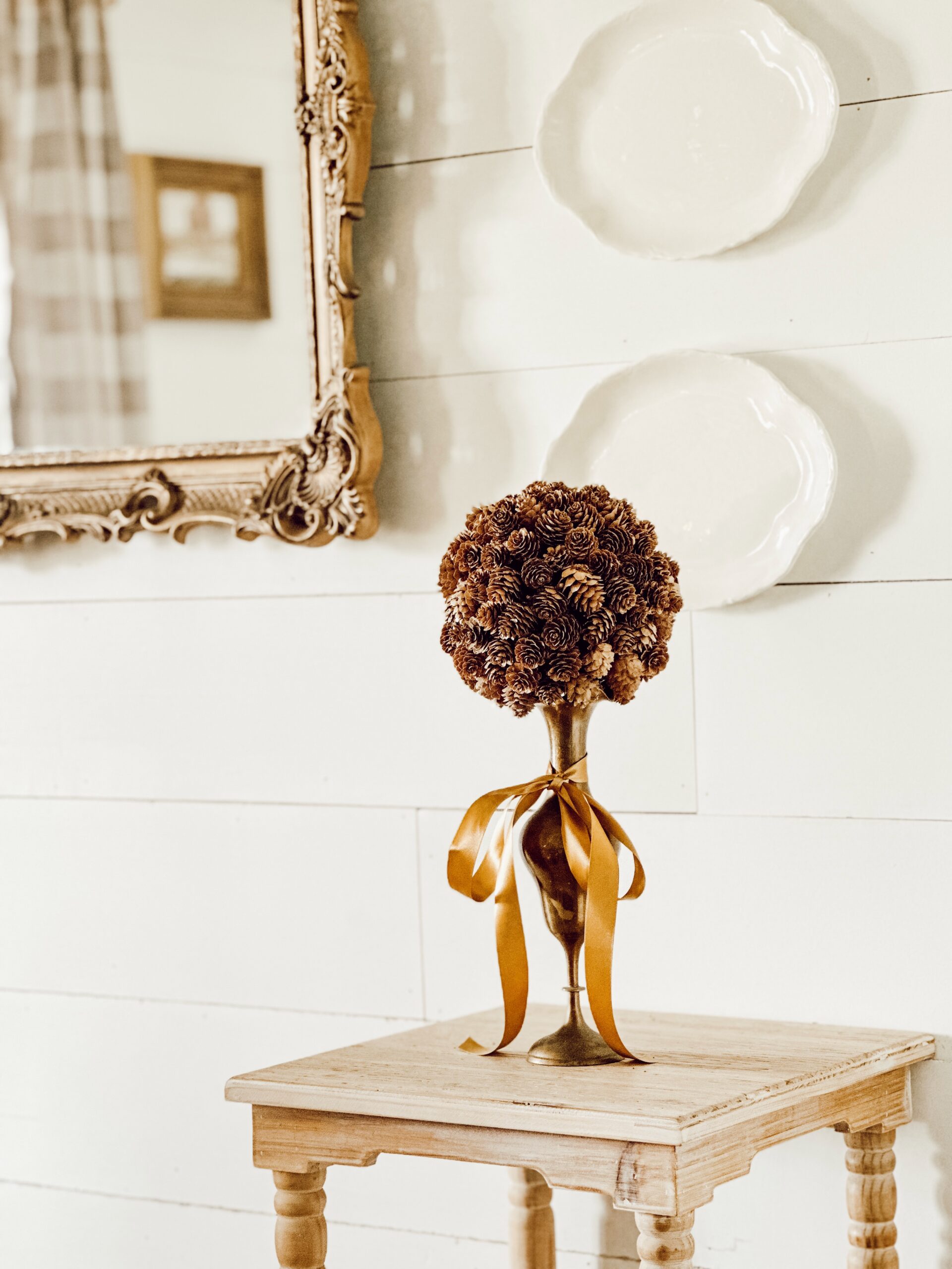 Rustic Topiary DIY Pinecone Topiary: A Rustic Touch for Your Home Decor
