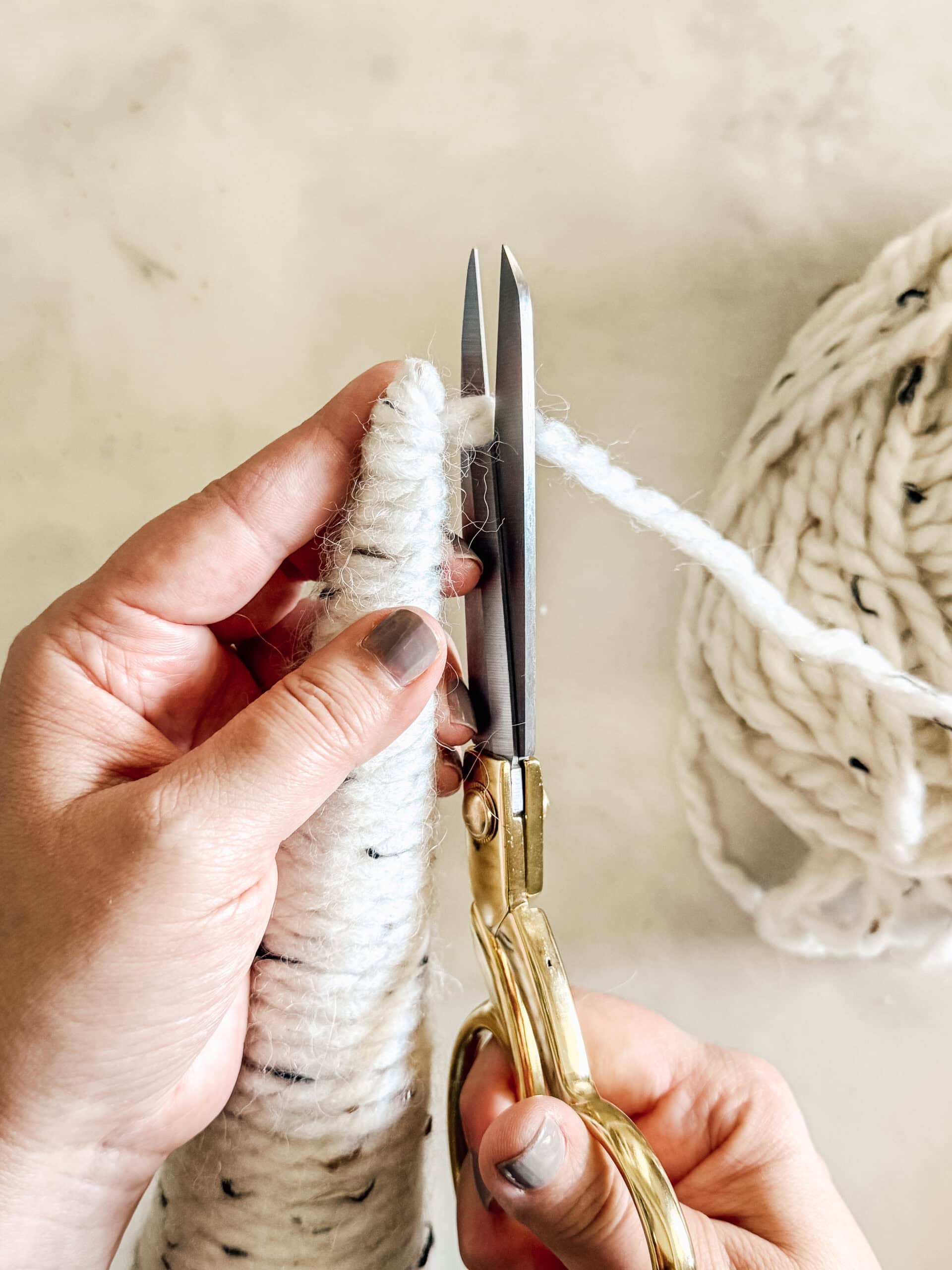 Make Your Own Yarn Trees for Cozy, Budget-Friendly Christmas Decor